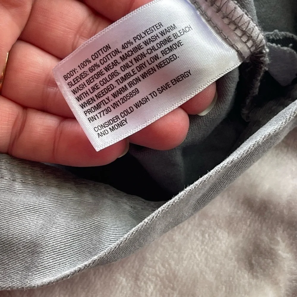 Oshkosh genuine kids nwt gray cotton utility jacket
